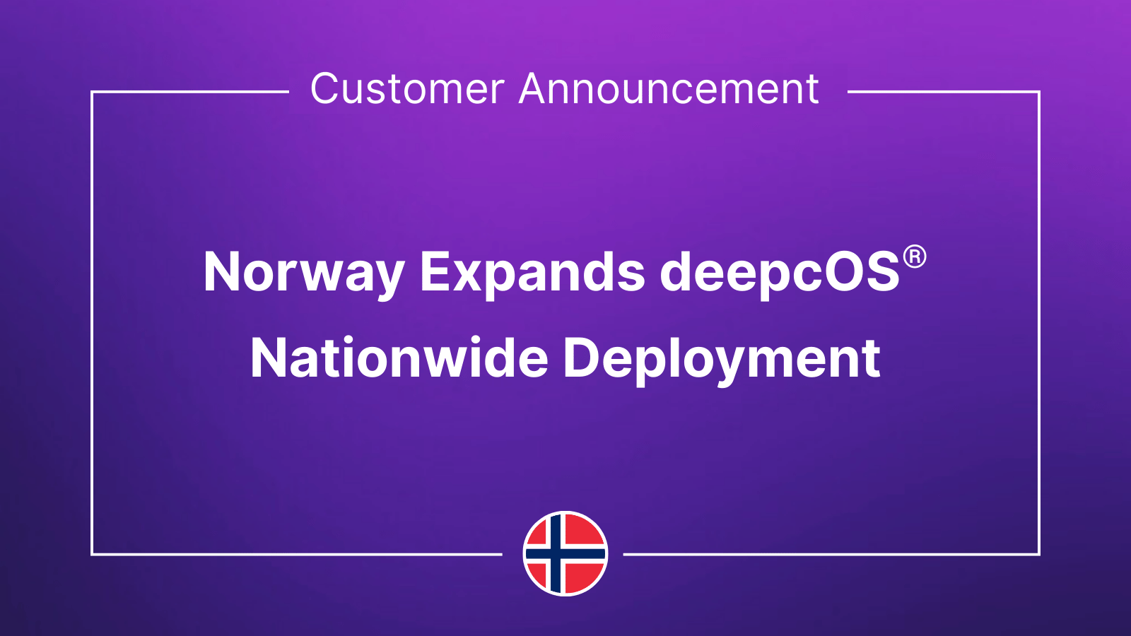 Norway Expands deepcOS® Nationwide Deployment with Brain Perfusion Rollout